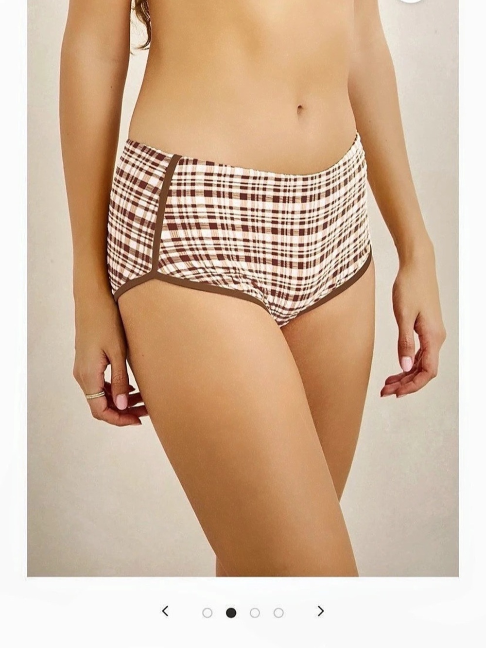 Rhythm London Check Boyleg Pant